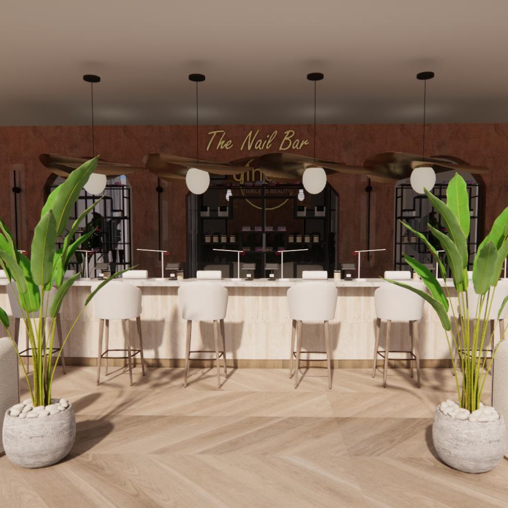 Calm and welcoming interior of Ginger Spa