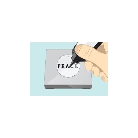 Enamel Black Impress Art